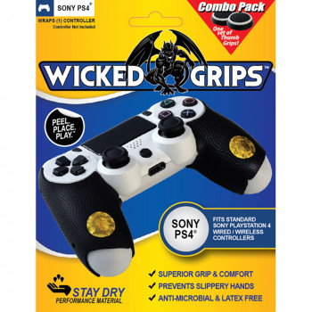 PS4 - Grip - Wicked Grips and Thumb Grips Combo