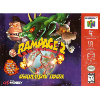 Nintendo 64 Collectible Rampage 2: Universal Tour (Factory Sealed!)