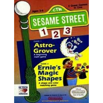 Original Nintendo Sesame Street 123 Pre-Played - NES