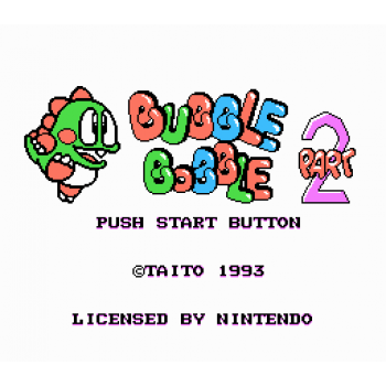 Original Nintendo Bubble Bobble 2 Pre-Played - NES