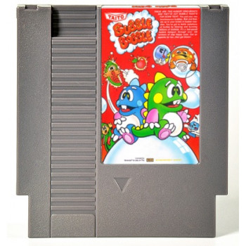 Original Nintendo Bubble Bobble Pre-Played - NES