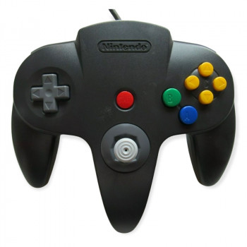 Control Genuino Oficial nde marca de Nintendo 64- Negro