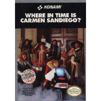 Nintendo Nes Where In Time Is Carmen San Diego (cartridge Only)