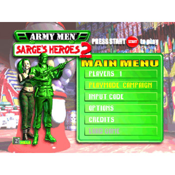 Army Men Sarge's Heroes 2 [Gray Cart] Nintendo 64
