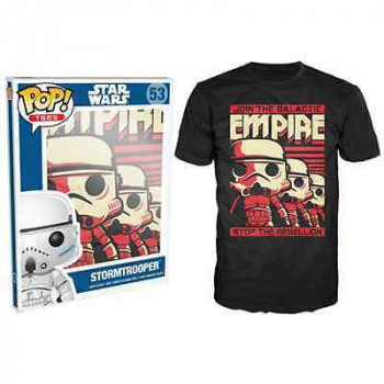 Novelty Funko T-shirt Pop Size Small Star Wars Stormtrooper Emp