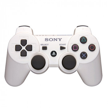 Ps3 Controller Wireless Dualshock 3 White Refurbished (sony)
