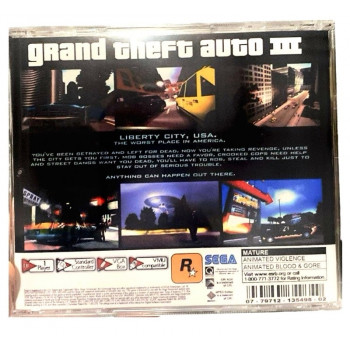 New Grand Theft Auto III - GTA 3 Dreamcast - FS*