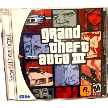 New Grand Theft Auto III - GTA 3 Dreamcast - FS*