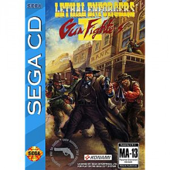 Lethal Enforcers II: Gun Fighters for the Sega CD Complete with Case and Manual