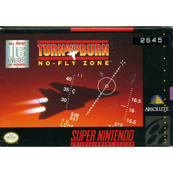Super Nintendo Turn And Burn: No Fly Zone Pre-Played - SNES
