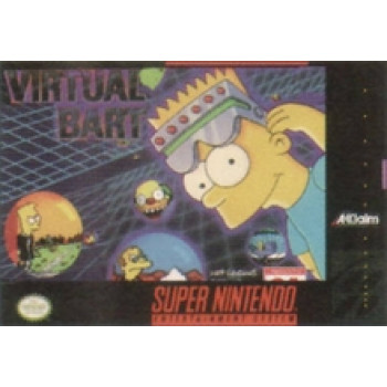 Super Nintendo Virtual Bart Pre-Played - SNES