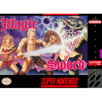 Super Nintendo Magic Sword - SNES - Solo el Juego 