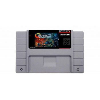 Super Nintendo Contra 3 Alien Wars - SNES Contra III -Solo el Juego