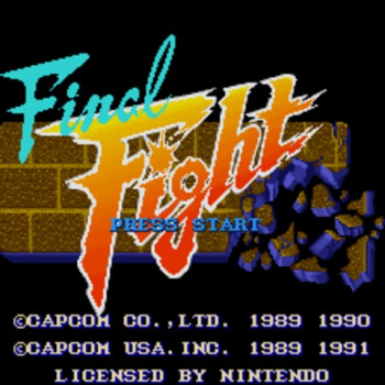 Super Nintendo Final Fight - SNES Final Fight