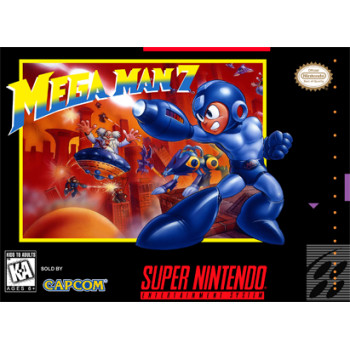 Super Nintendo Megaman 7 - SNES Megaman 7 - Solo el Juego 