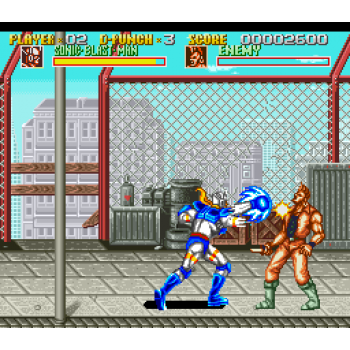 Pre Jugado - Super Nintendo Sonic Blast Man