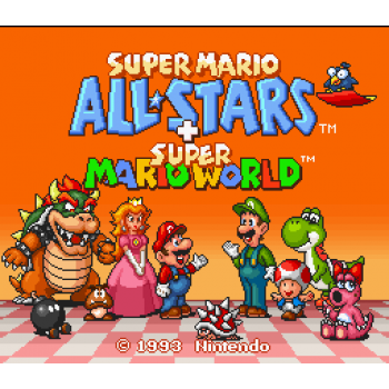 Super Nintendo Super Mario All-Stars + Super Mario World - SNES - Solo el Juego 