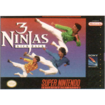 Super Nintendo 3 Ninjas Pre-Played - SNES