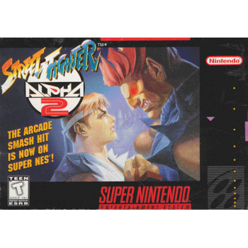 Super Nintendo Street Fighter Alpha 2 Pre-Played - SNES