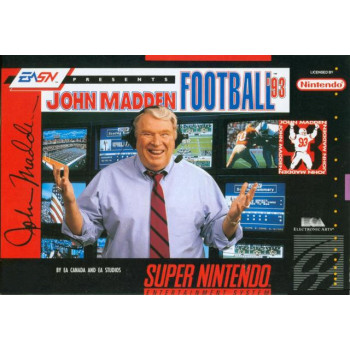 	Super Nintendo John Madden Football '93 (Solo el juego ) - SNES