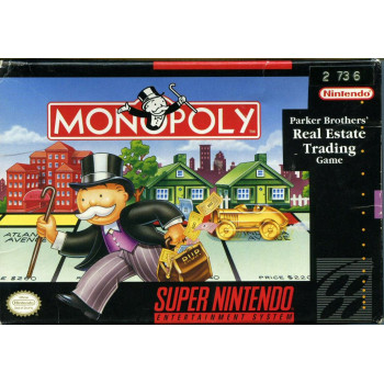Super Nintendo Monopoly (Cartridge Only)
