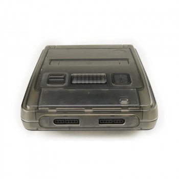 Region Free Mod for Japanese Super Nintendo - Super Famicom Shell - Smoke Grey