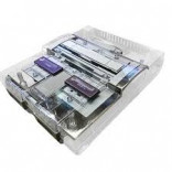 Replacement Clear SNES Shell Kit - Transparent Clear Super Nintendo Shell