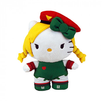 Toy Street Fighter X Sanrio Hello Kitty Cammy Plush 11